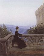 Woman on a Balcony